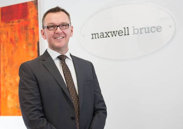 Roddy Donaldson, managing director of recruitment firm Maxwell Bruce. Picture: Contributed