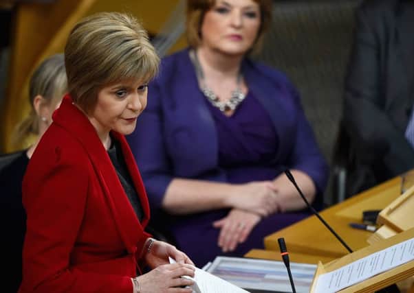 Of course Nicola Sturgeon wants SNP MPs to vote on English policies affecting Scotland  where else would she get the money? Picture: TSPL