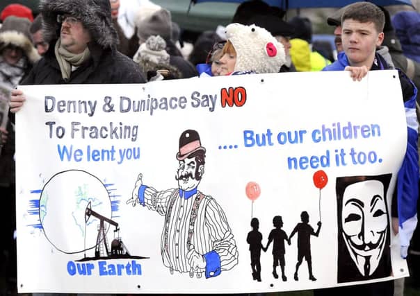 The report also said there was also a lack of public acceptance of fracking. Picture: TSPL