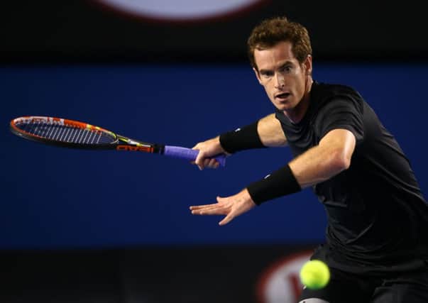 Andy Murray beat Dimitri Grigorov after a tense four-set thriller at the Australian Open. Picture: Getty