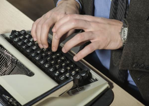 Our writers early literary leanings bore fruit, unlike his typewriter skills. Picture: TSPL
