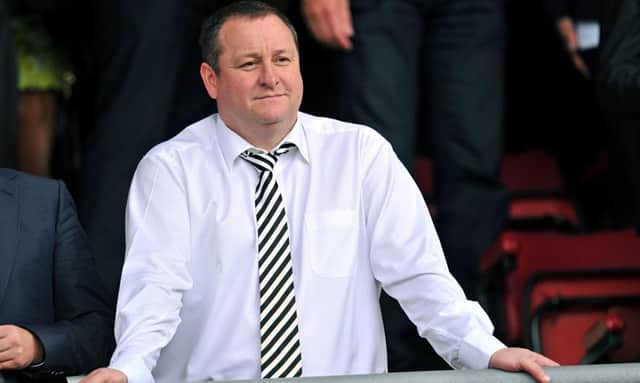 Mike Ashley won't be attending the hearing at Hampden. Picture: Getty