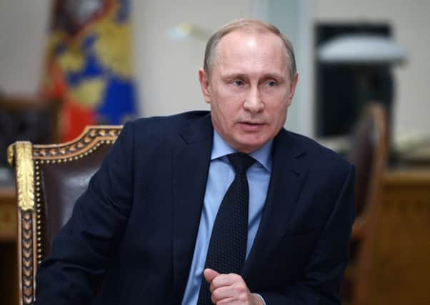 President Vladimir Putin said that the Ukrainian leadership was at fault for the rise in violence. Picture: AP