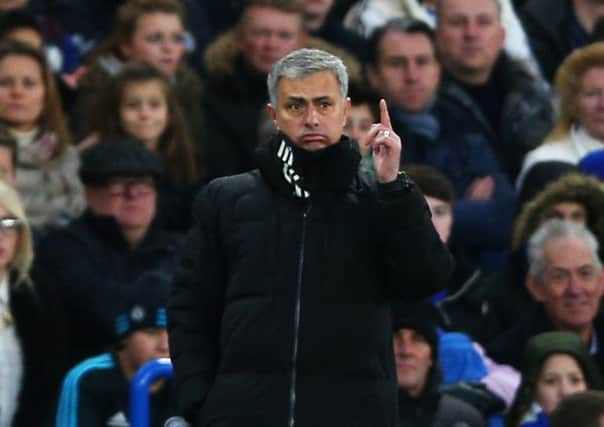 Jose Mourinho is ready to point the way to Wembley. Picture: Getty