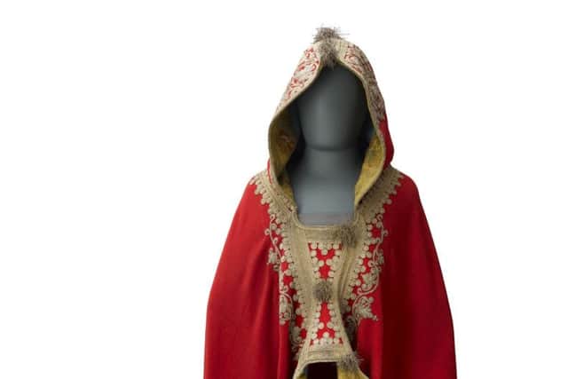 An Egyptian-style cloak, worn by Napoleon. Picture: Contributed