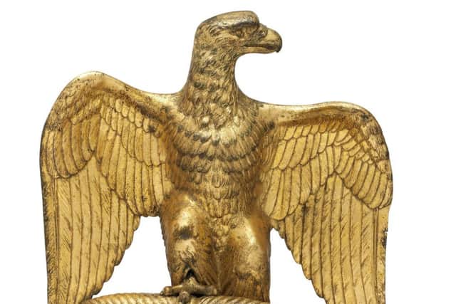 The regimental standard captured by Ensign Charles Ewart at the Battle of Waterloo. Picture: Contributed