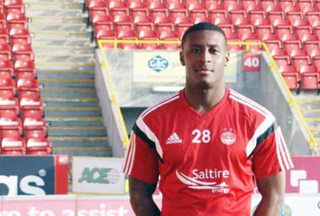New Aberdeen signing Donervon Daniels will go straight into the League Cup squad. Picture: afc.co.uk