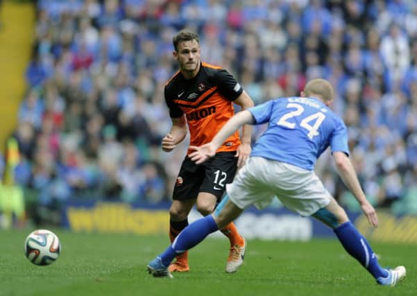 Keith Watson in action for Dundee United in last year's Scottish Cup final. Picture: John Devlin