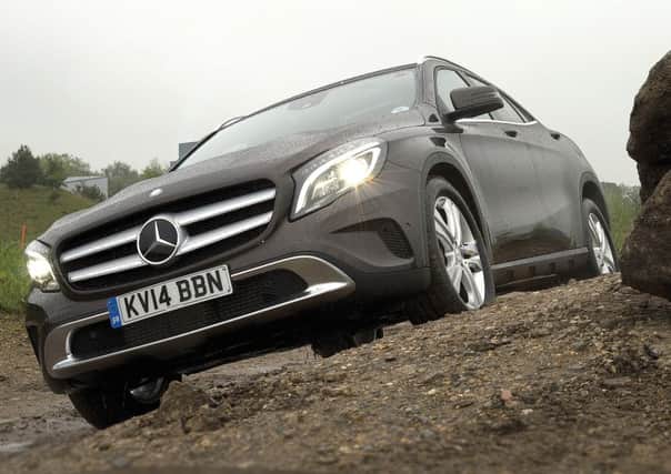The Mercedes-Benz GLA is a pumped-up hatchback with a hint of go-anywhere ruggedness