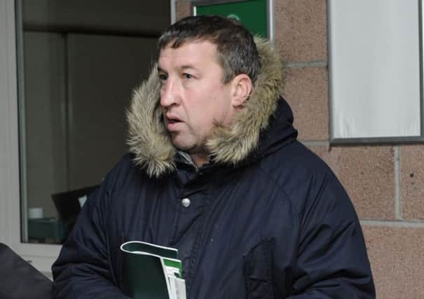 Former player Paul Kane arrives at Easter Road for the AGM last night Picture: Andrew OBrien