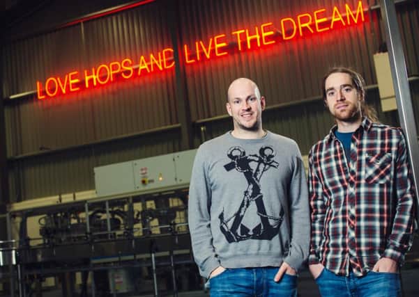 BrewDog Co-founders James and Martin. Picture: Contributed