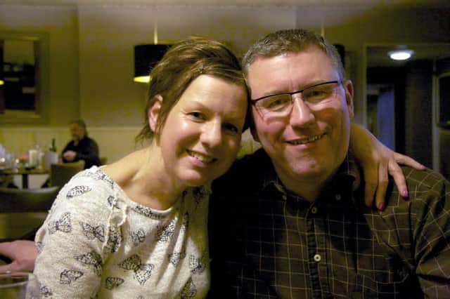 Lisa Whaymand, with her donor, Scots dad-of-three Neil Munro. Picture: BBC