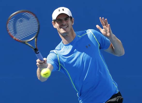 Andy Murray: Faces Mahut. Picture: AP