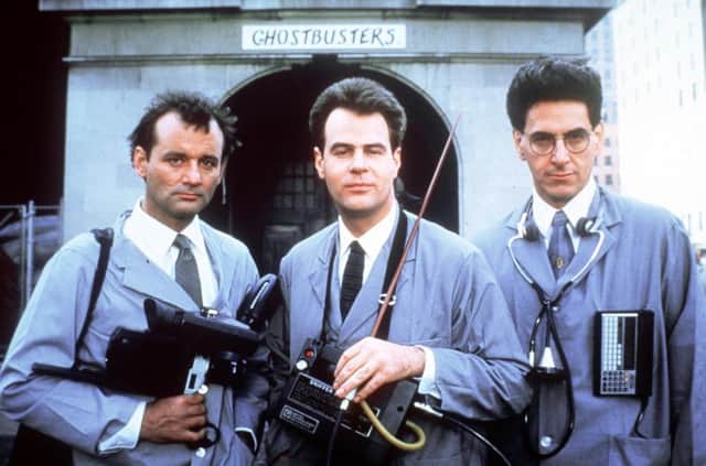 The way they were: Murray, Aykroyd and Ramis in Ghostbusters