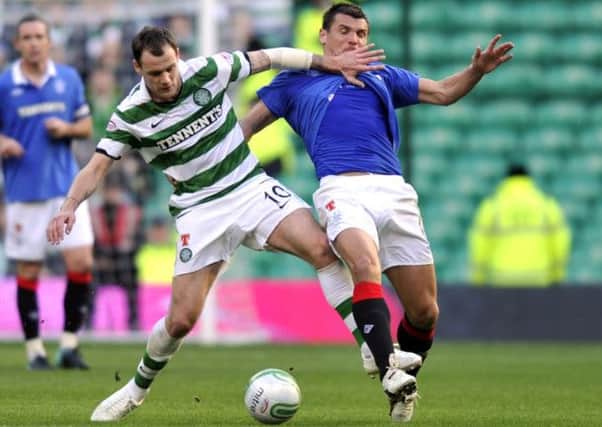 Anthony Stokes and Lee McCulloch are set to go head to head for the first time in three years. Picture: TSPL