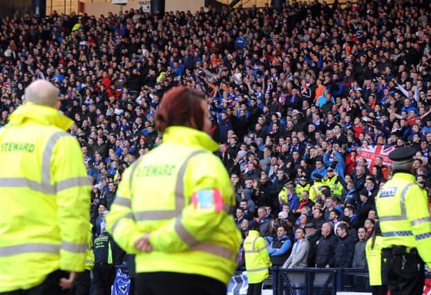 Chief Superintendent Andy Bates praised the vast majority of fans for their 'excellent behaviour'. Picture: Lisa Ferguson