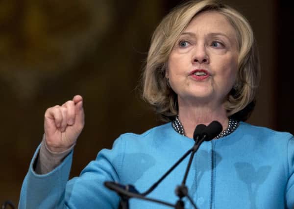 Hillary Clinton has not officially declared her intention to stand for the presidency. Picture: AP