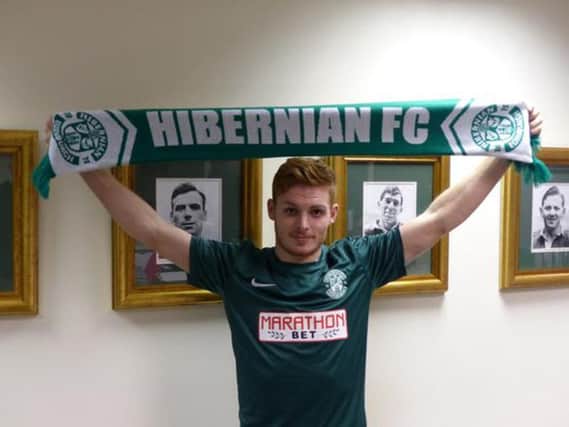 Fraser Fyvie signed a six month deal at Hibs