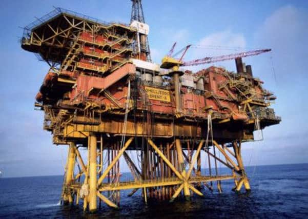 Brent Alpha oil rig. Picture: SWNS
