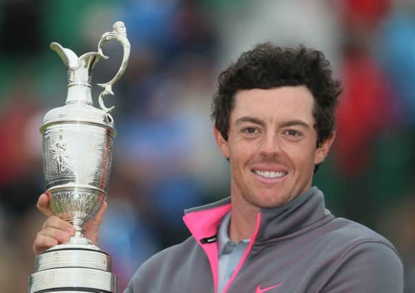 Millions saw Rory McIlroy win the Open on BBC last year. Picture: Getty
