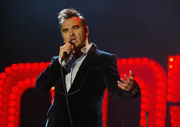 Morrissey is scheduled to perform at the Glasgow SSE Hydro on March 21. Picture: Getty