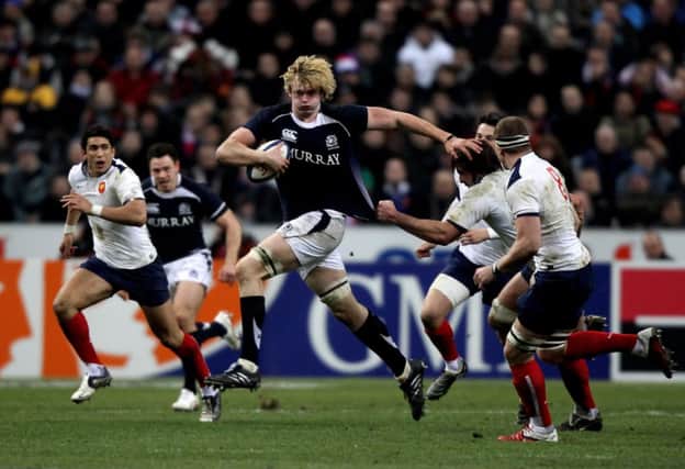 Richie Gray produced a memorable performance for Scotland against France in Paris in 2011. Picture: Getty