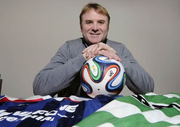 Tommy Coyne, now 52, swapped shirts with some of the worlds finest players. Picture: John Devlin