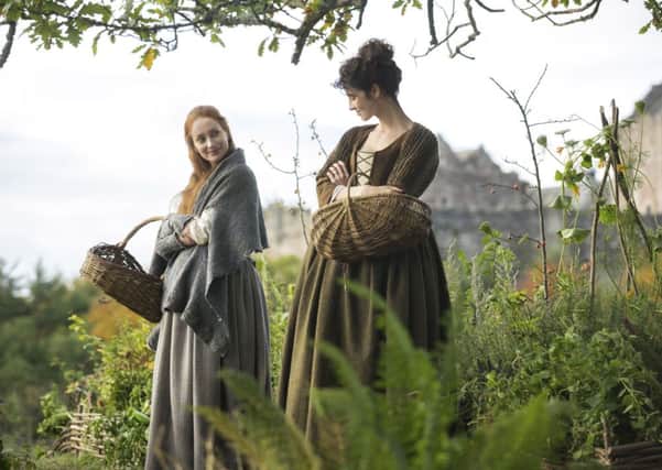 The US series Outlander is filmed at a temporary studio near the suggested OKI site in Cumbernauld. Picture: Sony/Kobal Collection