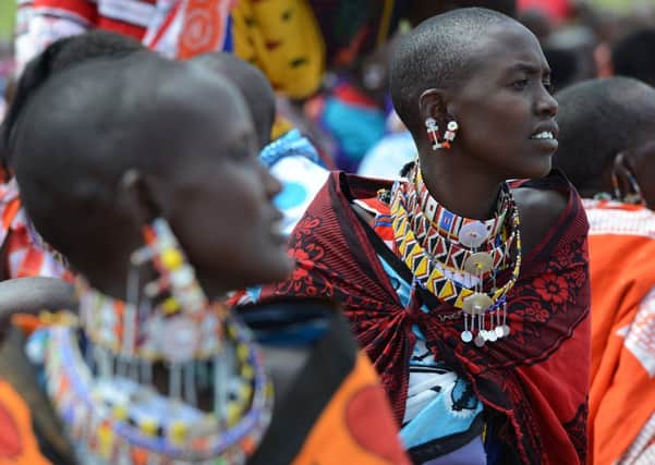 Masai women in Kenya meet to discuss FGM. Picture: Getty