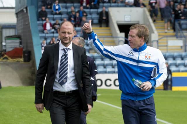Allan Johnston will be replaced by assistant Gary Locke. Picture: SNS