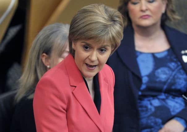 Sturgeon has been accused of being a 'spokesman for Police Scotland'. Picture: Ian Rutherford