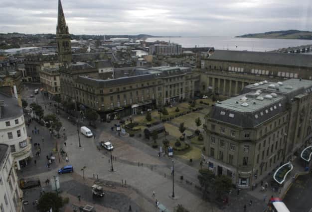Dundee city square. Picture: TSPL