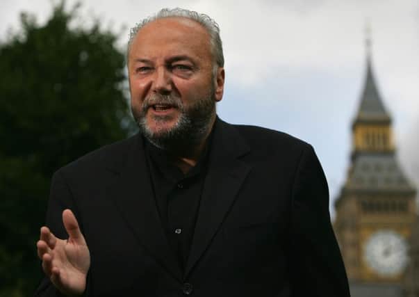 George Galloway has accused the BBC of setting him up on an episode of Question Time. Picture: Getty