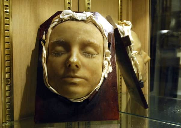 The death mask of Mary Queen of Scots. 
Picture: Jane Barlow