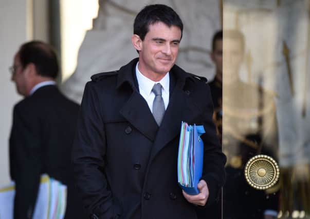French Prime Minister Manuel Valls was due in Marseille on Monday to talk about security and education. Picture: PA