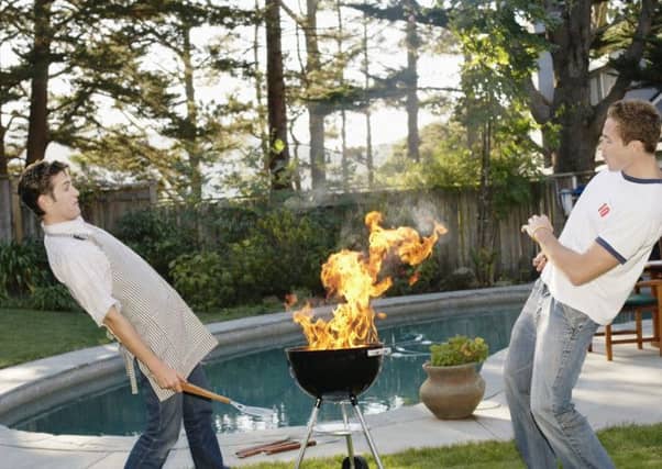A man ruined his barbecue after trying to cook a whole goose, rather than the more standard burgers and sausages. Picture: Getty Images
