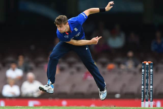 Chris Woakes took five for 19 against West Indies in Englands warmup match. Picture: Shaun Botterill/Getty