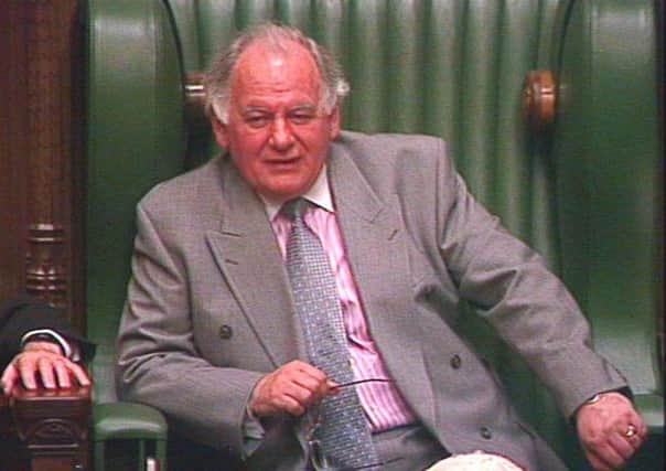Michael Martin in 2001 during his tenure as Speaker of the House of Commons. Picture: PA