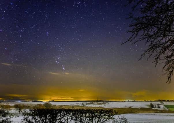 The night sky in Yieldshields. Picture: Kieran Harris