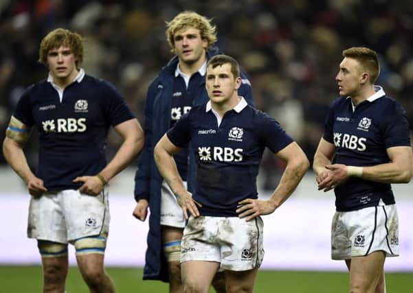 Scotland performed admirably but lost their opening match 15-8 against France. Picture: PA