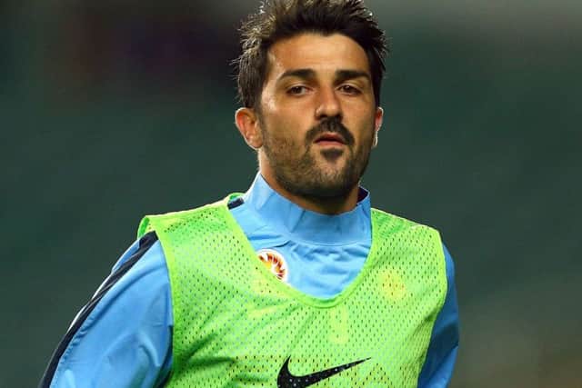 David Villa: Opened the scoring. Picture: Getty