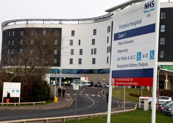The boy was taken to Victoria Hospital in Kirkcaldy, Fife. Picture: SWNS