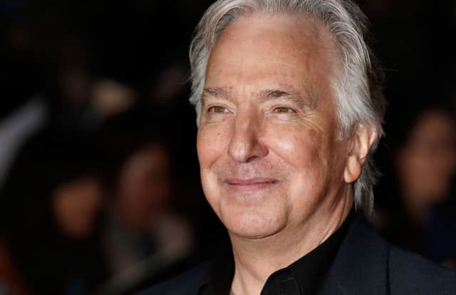 Alan Rickman will attend the Glasgow Film Festival for the premiere of his new film A Little Chaos. Picture: Getty