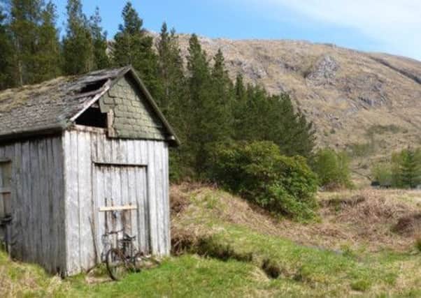 Scotland's most photogenic shed near Glen Etive. Picture: CC
