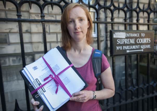 Legal papers challenging Holyrood's controversial named person plans previously lodged at the Court of Session, Edinburgh. Picture: TSPL