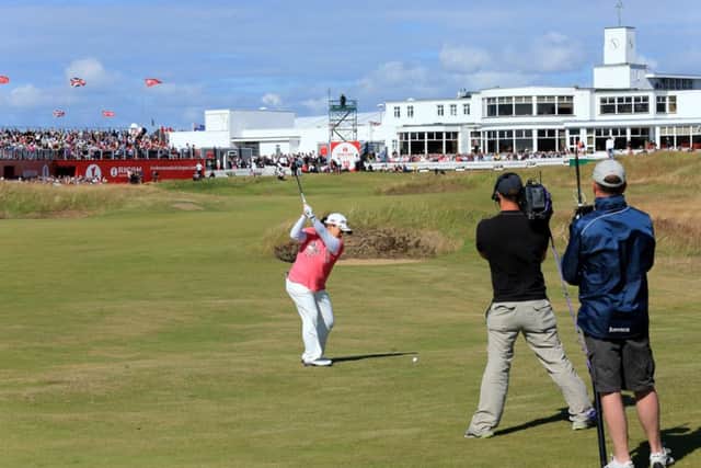 Action such as this from the 2014 Ricoh Womens British Open will no longer be shown live on the BBC from 2017 onwards.  Picture: Getty