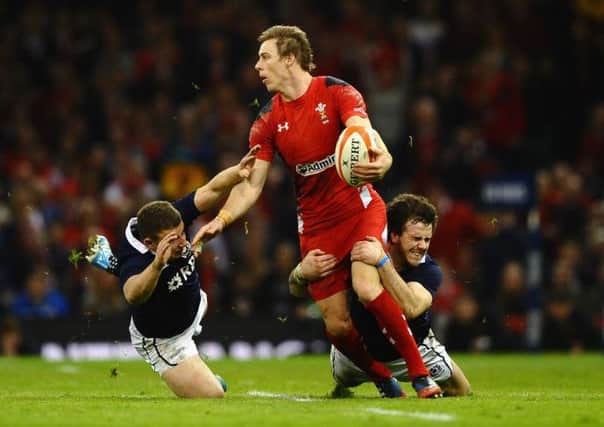 Welsh winger Liam Williams, who has been recalled to the team this week as a replacement for George North, was one of the scorers in last seasons 51-3 trouncing of Scotland in Cardiff. Picture: Getty
