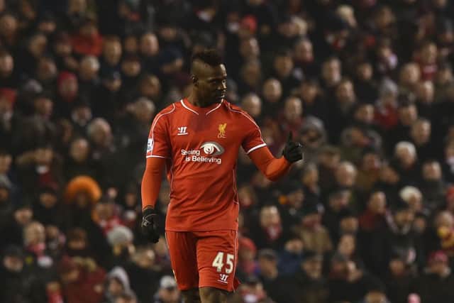 Mario Balotelli: The striker finally broke his Premier League scoring duck with Liverpool by netting against Tottenham. He could now link up with Daniel Sturridge. Picture: Getty