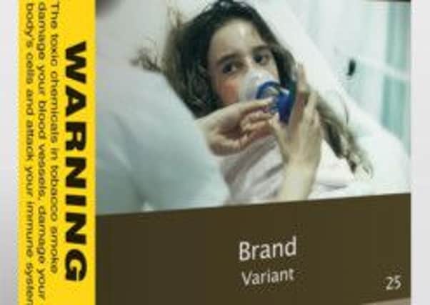 A plain cigarette packaging from Australia. Picture: Contributed