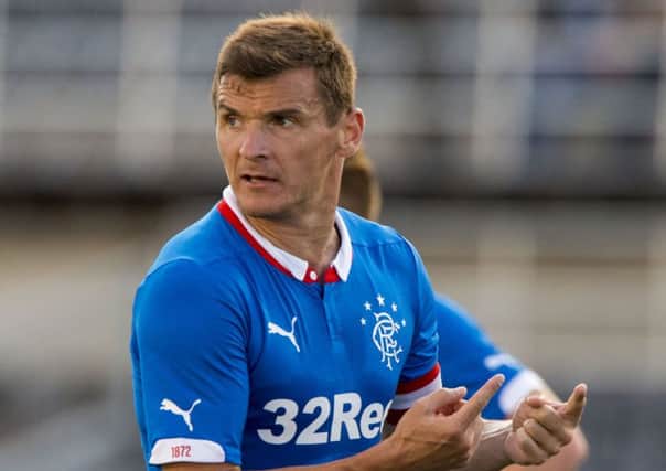 The Rangers skipper was handed a two match ban for the alleged incident involving Dale Carrick. Picture: SNS